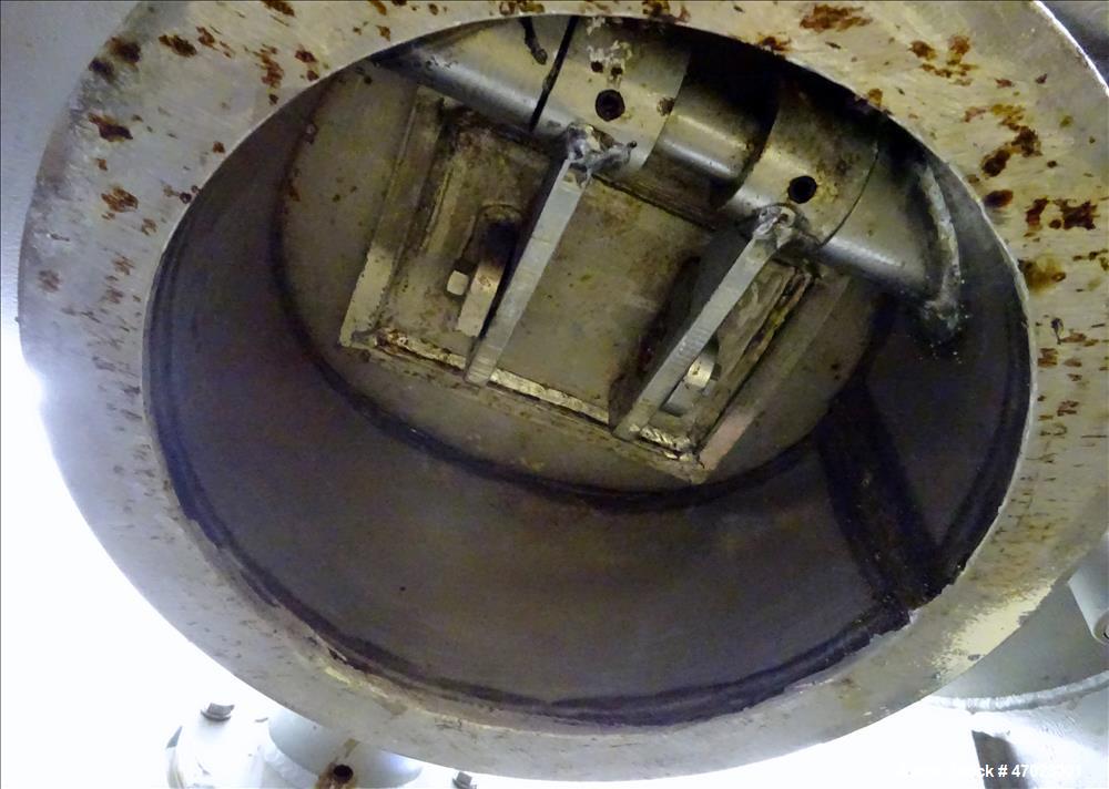 Used Littleford Batch Type Plow Mixer, Approximate 3 Cubic Feet Working Capacit