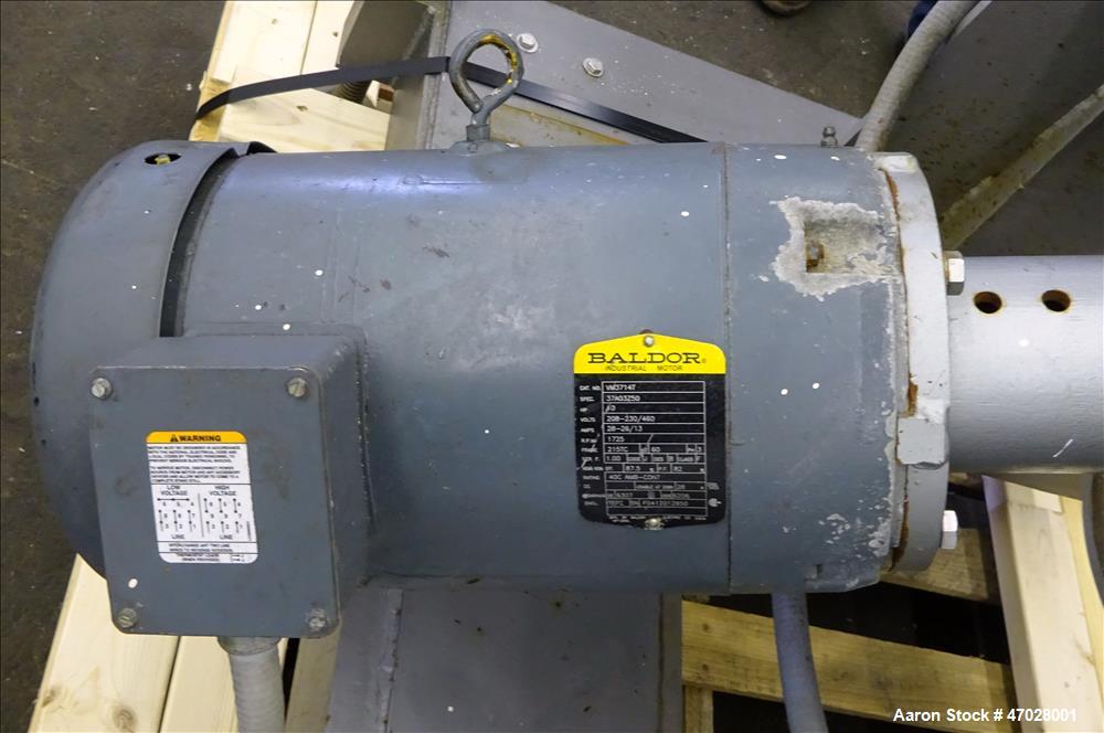 Used Littleford Batch Type Plow Mixer, Approximate 3 Cubic Feet Working Capacit