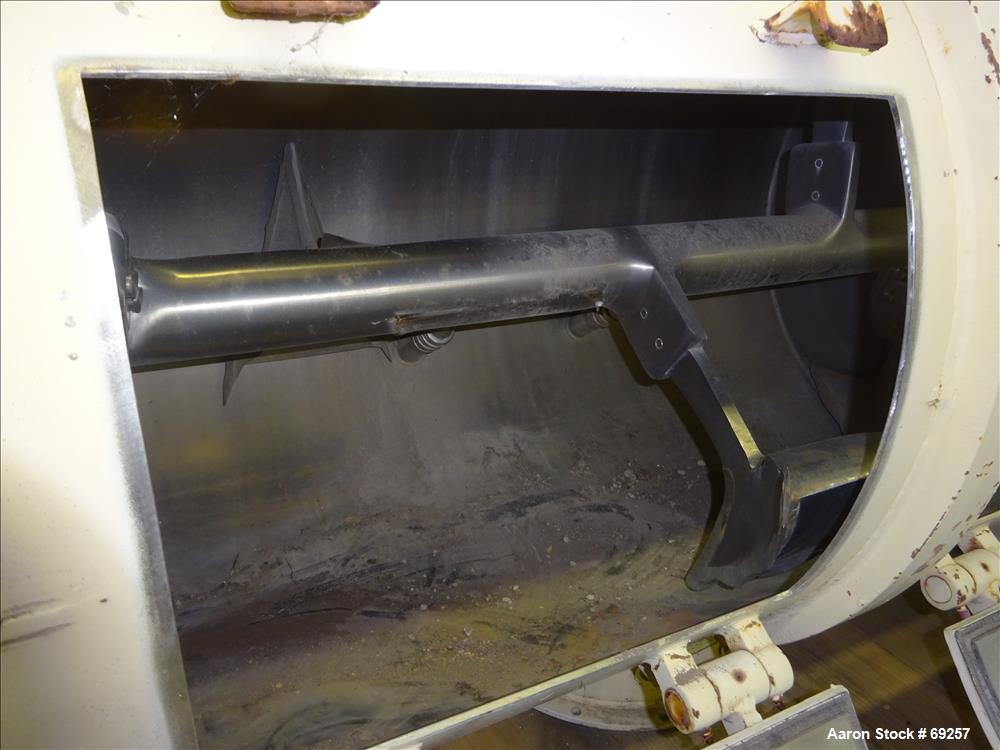 Used Lodige Model FKM600D Plow Mixer, Batch Type