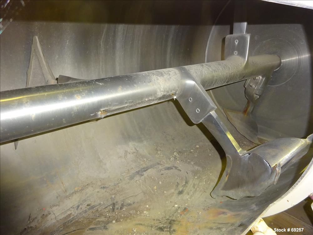 Used Lodige Model FKM600D Plow Mixer, Batch Type