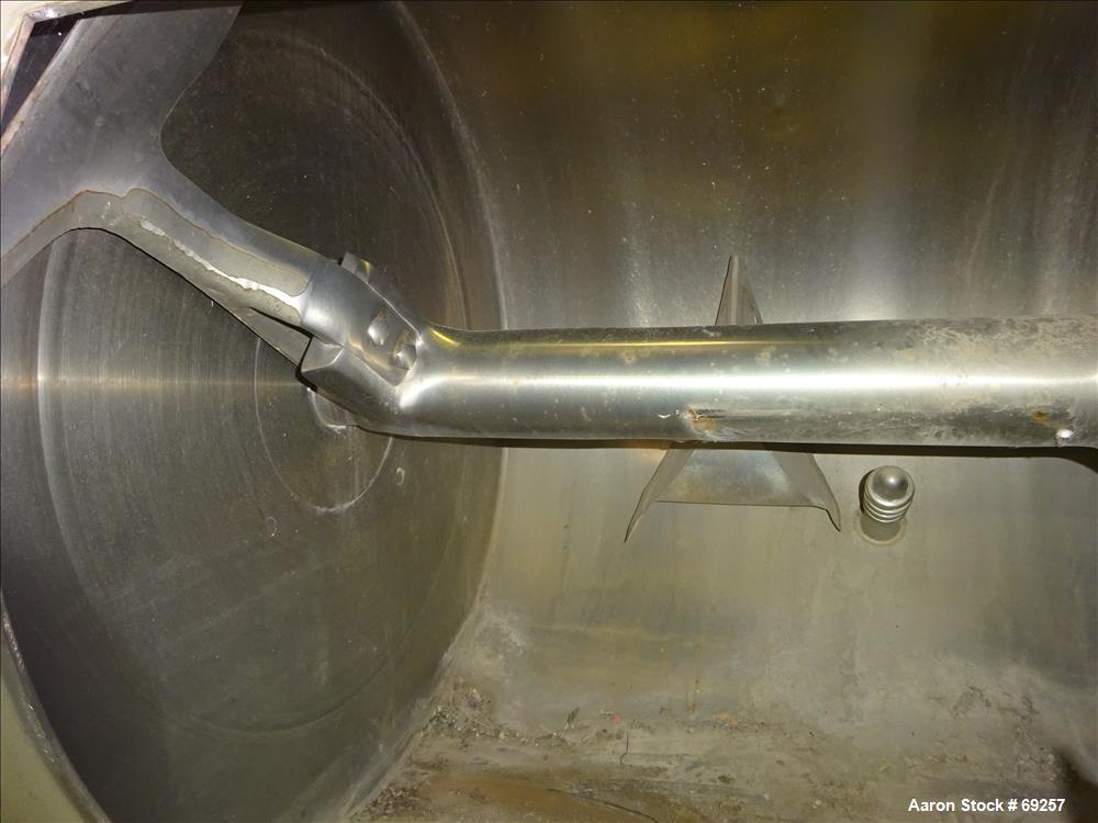 Used Lodige Model FKM600D Plow Mixer, Batch Type