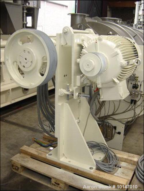 Used- Stainless Steel MTI-Mischtechnik Powder Turbo Mixer. T-arms, type H-3300 PH, 872 gallon