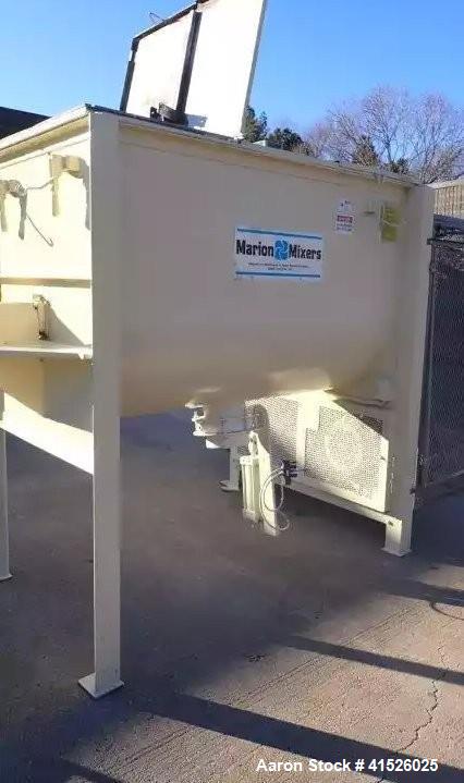 Used Marion Model 3040 Batch Plow/Paddle Mixer – 45 Cu. Ft. Capacity