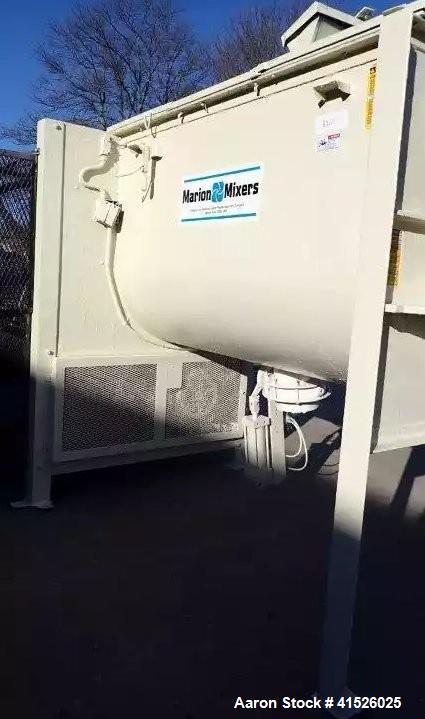Used Marion Model 3040 Batch Plow/Paddle Mixer – 45 Cu. Ft. Capacity