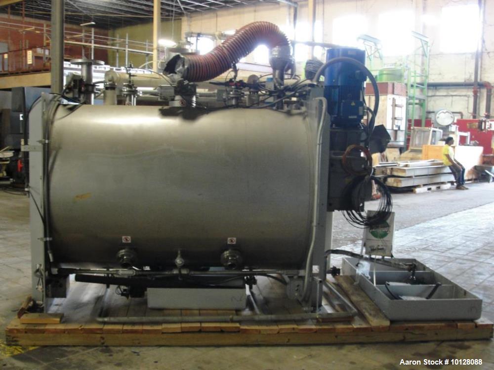 Used Mix S.R.L. MXC2400 Plow Mixer – 2400L (85 cu.ft.) | SS Contact | 30 HP | Jacketed | Built 2006