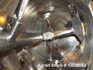 Used-Morton B 1200 Plow Mixer.  Maximum working capacity 30 cubic feet (850 liters).  Hopper opening diameter 32" x 24" (820...