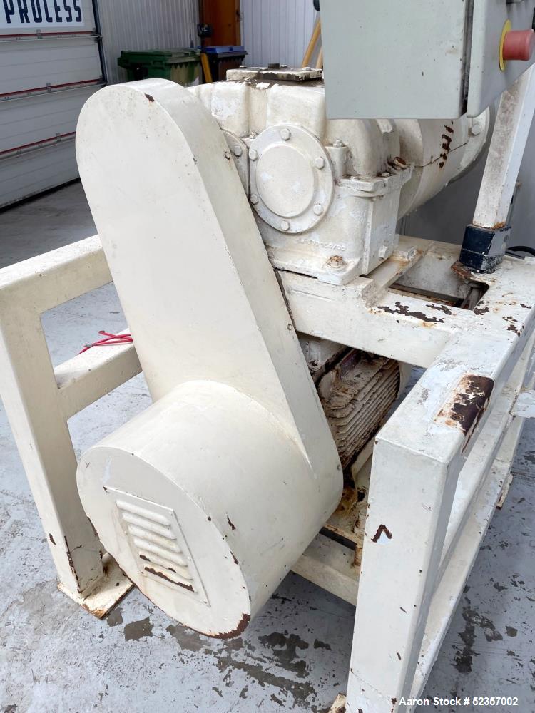 Used Morton Machine Plow Mixer, Model FKM600D, 321 Stainless Steel. Total capacity 21.18 cubic foot (600 liter), working capacity 14.13 cubic foot (400 liter). Approximately 790mm (31.1") diameter x ...