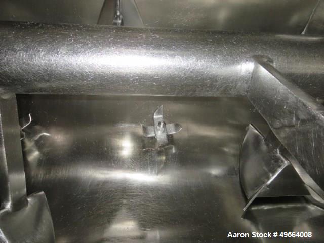 Used Processall 2000 Liter Jacketed Plow Mixer, Model 2000H. Stainless steel construction with (2) inspection doors, (4) 10 hp choppers, jacketed, with CSC filter. Serial# 81.