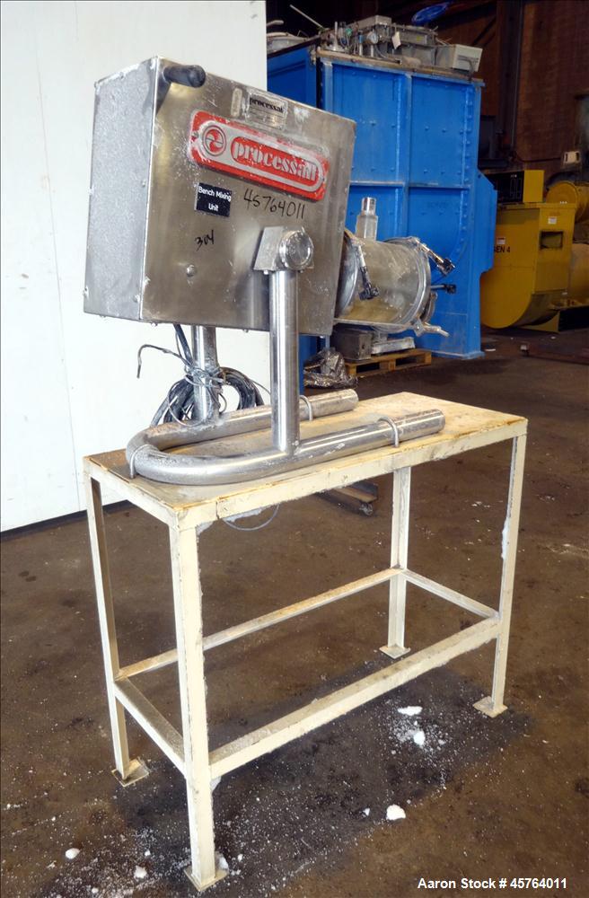 Used- Processall Mixer, Approximately .14 Cubic Feet
