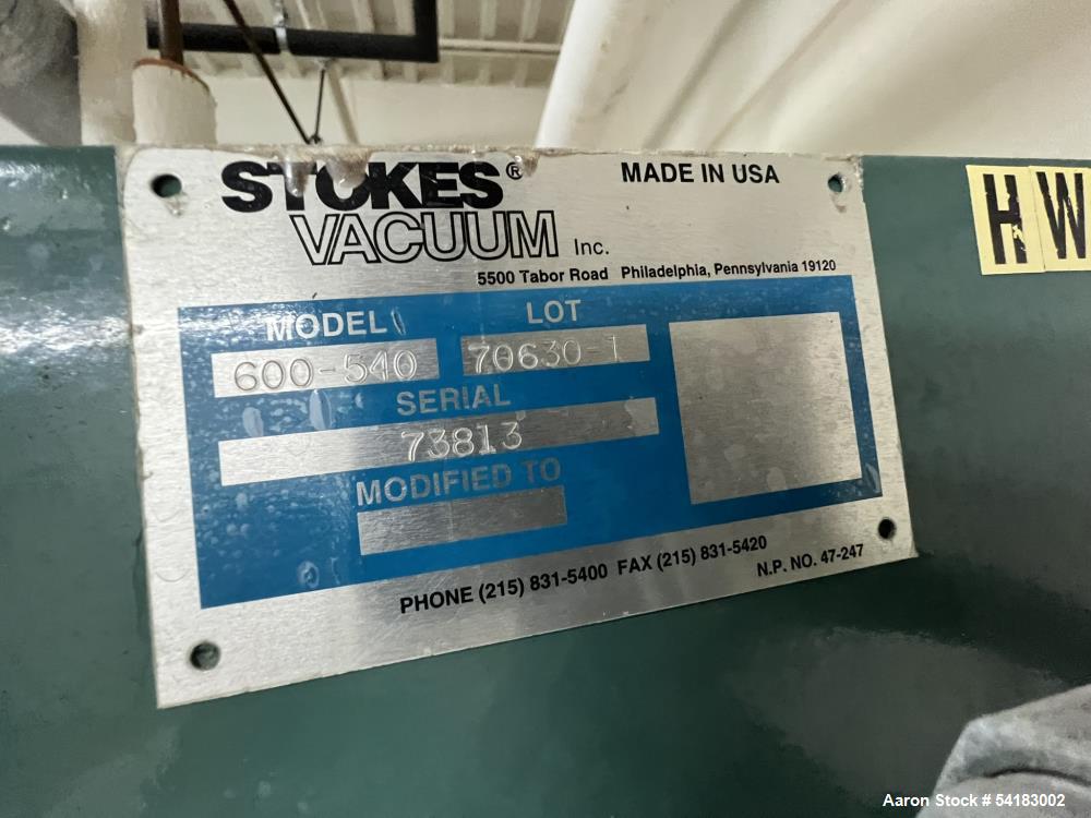 Used Process-All 2,000 Liter, Model 2000H Vacuum Dryer, SN 55