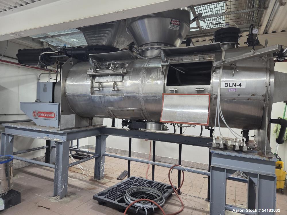 Used Process-All 2,000 Liter, Model 2000H Vacuum Dryer, SN 55