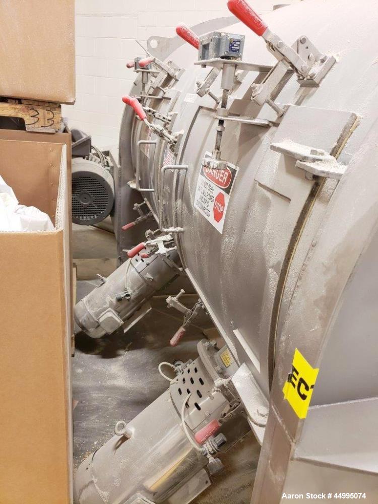Used Scott Horizontal Cylindrical Plow Type Mixer