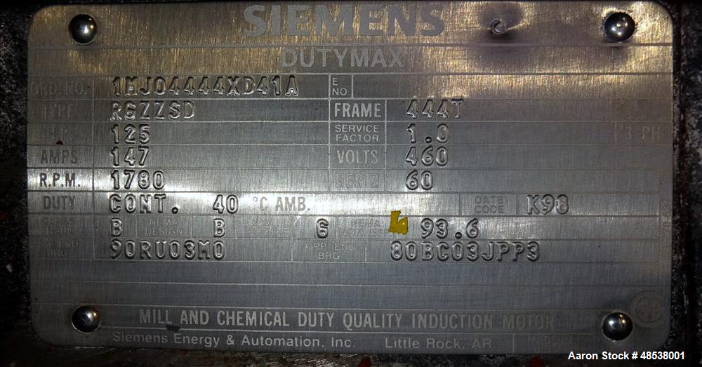 Used Scott Plow Mixer, Model 4810, 48" x 120", 75 cubic foot