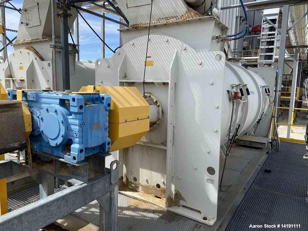 Used 370 Cu Ft (10500 Liter) WAM Group SpA Continuous Horizontal Single Shaft Pl