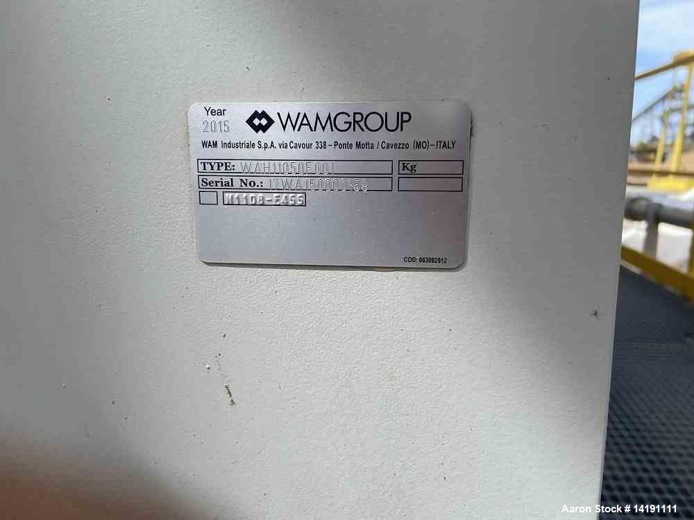 Used-370 Cu Ft (10500 Liter) WAM Group SpA Continuous Horizontal Single Shaft Pl