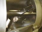 Used Littleford Mixer, Model FKM2000D, stainless steel construction, 73.5 cubic feet total capacity, 43 cubic feet working capacity, (3) 10 hp high speed choppers, stand access doors, weld sanitary p...