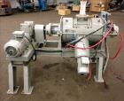 Used Plow Mixer, 304 Stainless Steel, Jacketed, approximately 1.76 Cubic Feet