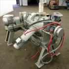 Used Plow Mixer, 304 Stainless Steel, Jacketed, approximately 1.76 Cubic Feet