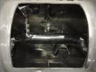 Used Plow Mixer, 304 Stainless Steel, Jacketed, approximately 1.76 Cubic Feet