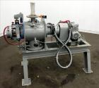 Used- Plow Mixer, 304 Stainless Steel, Non-Jacketed, approximately 0.64 Cubic Feet