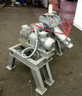 Used- Plow Mixer, 304 Stainless Steel, Non-Jacketed, approximately 0.64 Cubic Feet