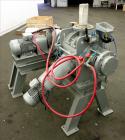 Used- Plow Mixer, 304 Stainless Steel, Non-Jacketed, approximately 0.64 Cubic Feet