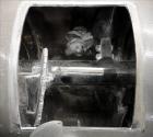 Used Plow Mixer, 304 Stainless Steel, Non-Jacketed, approximately 0.64 Cubic Feet