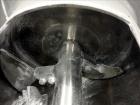 Used Plow Mixer, 304 Stainless Steel, Non-Jacketed, approximately 0.64 Cubic Feet