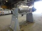 Used Plow Mixer, Approximately 20 Cubic Feet, 316 Stainless steel.