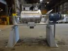 Used Plow Mixer, Approximately 20 Cubic Feet, 316 Stainless steel.