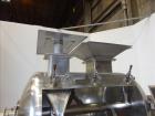 Used Plow Mixer, Approximately 20 Cubic Feet, 316 Stainless steel.