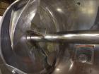 Used Plow Mixer, Approximately 20 Cubic Feet, 316 Stainless steel.