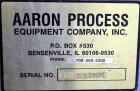 Unused- Stainless Steel Aaron Process Equipment Plow Mixer.