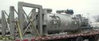 Used- American Process Cylinrical Plow Mixer, Model CPB-135, 135 Cubic Feet Working Capacity (220 total), 304 Stainless Stee...