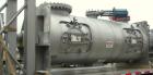 Used American Process Cylinrical Plow Mixer, Model CPB-135, 135 Cubic Feet Working Capacity (220 total), 304 Stainless Steel. 304 stainless steel jacket, chamber 56