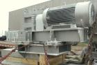 Used American Process Cylinrical Plow Mixer, Model CPB-135, 135 Cubic Feet Working Capacity (220 total), 304 Stainless Steel. 304 stainless steel jacket, chamber 56