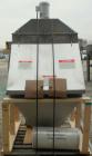 Used American Process Cylinrical Plow Mixer, Model CPB-135, 135 Cubic Feet Working Capacity (220 total), 304 Stainless Steel. 304 stainless steel jacket, chamber 56