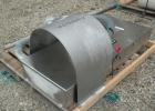 Used American Process Cylinrical Plow Mixer, Model CPB-135, 135 Cubic Feet Working Capacity (220 total), 304 Stainless Steel. 304 stainless steel jacket, chamber 56