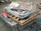 Used American Process Cylinrical Plow Mixer, Model CPB-135, 135 Cubic Feet Working Capacity (220 total), 304 Stainless Steel. 304 stainless steel jacket, chamber 56