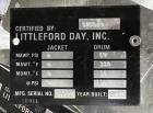 Littleford Day Batch Type Plow Mixer / Vacuum Dryer, Model FKM2000E