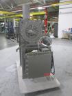 Used Littleford Mixer, Model FM130D. Stainless steel construction 4.6 cubic feet total, 2.8 cubic feet working capacity, jacketed for 75 psi at 320 degrees F. with main shaft motor and chopper motor,...