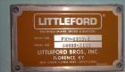 Used Littleford Plow Mixer, Model FKM-1200-E, Carbon Steel. 26.1 Cubic feet wor