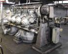 Used Littlford Batch Type Plow Mixer, model FKM1200D, 304 stainless steel. 26 Cubic feet working capacity, 43.4 total. Jacketed chamber approximately 31