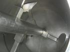 Used Littleford/Lodige Plow Mixer, model FKM-1200E, batch type. 26.1 cubic feet working capacity, 43.4 total, 304 stainless steel. Non-jacketed chamber approximately 38