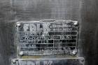 Used Littleford Plow Mixer, Model FKM-1200, 1200 Liters (317 Gallon), 42 Cubic Feet, Batch Type, Stainless Steel. Non-jacketed chamber approximately 37