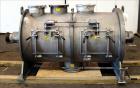 Used Littleford Plow Mixer, Model FKM-1200, 1200 Liters (317 Gallon), 42 Cubic Feet, Batch Type, Stainless Steel. Non-jacketed chamber approximately 37