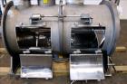 Used Littleford Plow Mixer, Model FKM-1200, 1200 Liters (317 Gallon), 42 Cubic Feet, Batch Type, Stainless Steel. Non-jacketed chamber approximately 37