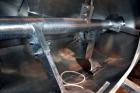 Used Littleford Batch Type Plow Mixer, Model FKM2000E, 321 Stainless Steel. 43 Cubic feet working capacity (73.5  total). Non-jacketed chamber approximate 50” diameter x 79” long. 5” Diameter shaft w...