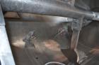 Used Littleford Batch Type Plow Mixer, Model FKM2000E, 321 Stainless Steel. 43 Cubic feet working capacity (73.5  total). Non-jacketed chamber approximate 50” diameter x 79” long. 5” Diameter shaft w...