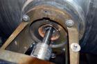 Used Littleford Batch Type Plow Mixer, Model FKM2000E, 321 Stainless Steel. 43 Cubic feet working capacity (73.5  total). Non-jacketed chamber approximate 50” diameter x 79” long. 5” Diameter shaft w...